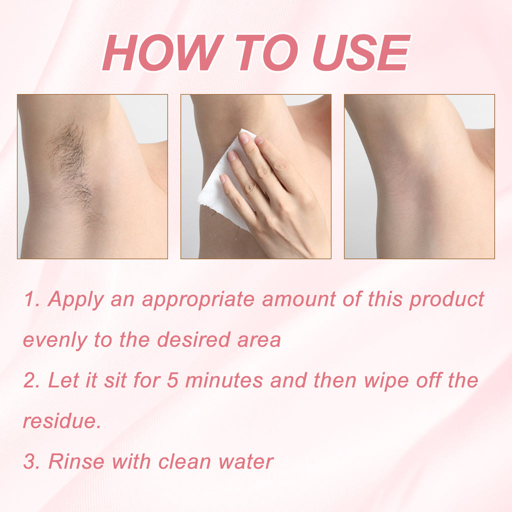 EELHOE Hair Removal Cream, Underarm Leg Hand Hair Removal Mild Non-Irritating Smooth Delicate Skin Clean