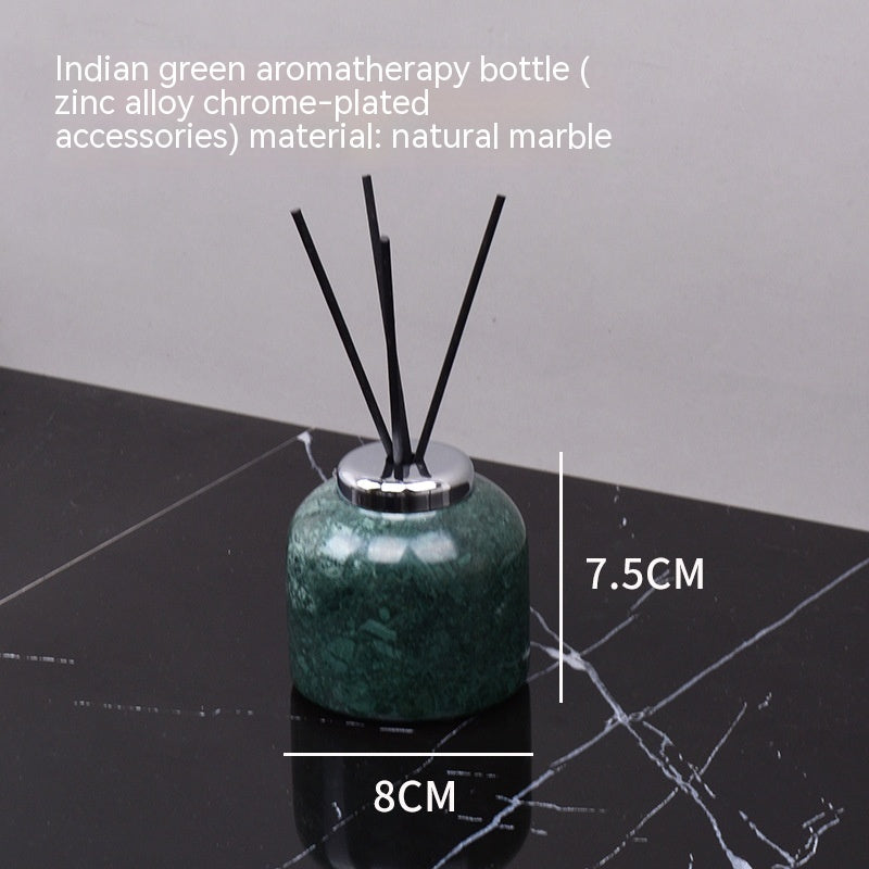 Marble Green Wash Basin Tray Lotion Bottle Cotton Swab Can Bathroom Three Or Four Piece Suit