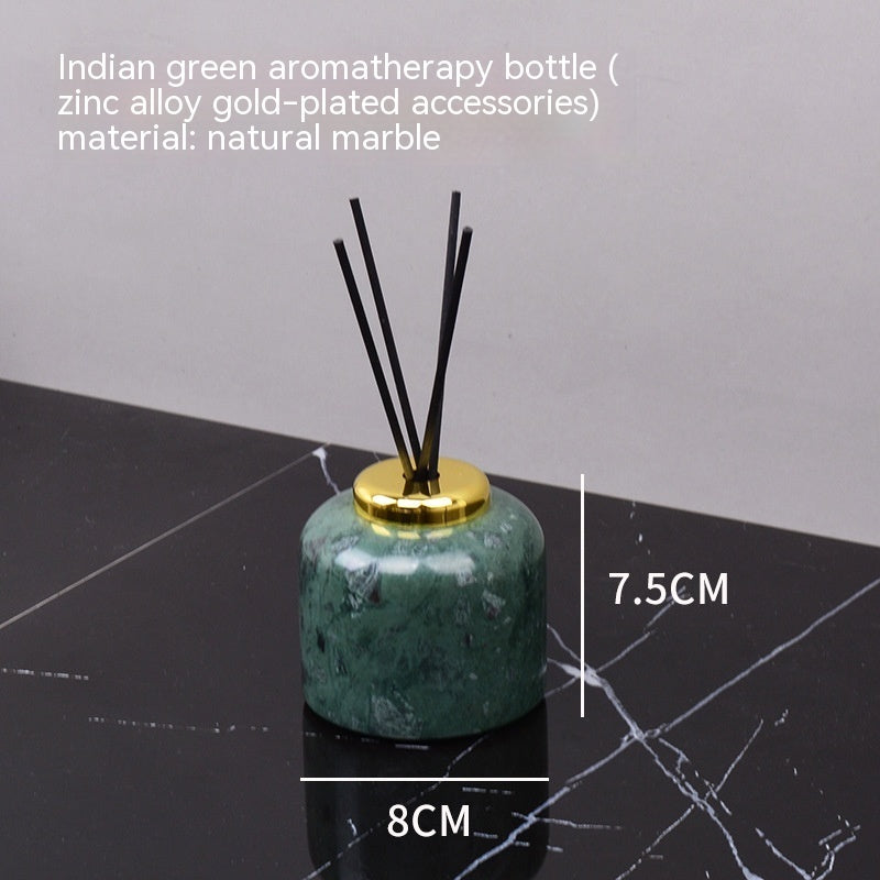 Marble Green Wash Basin Tray Lotion Bottle Cotton Swab Can Bathroom Three Or Four Piece Suit