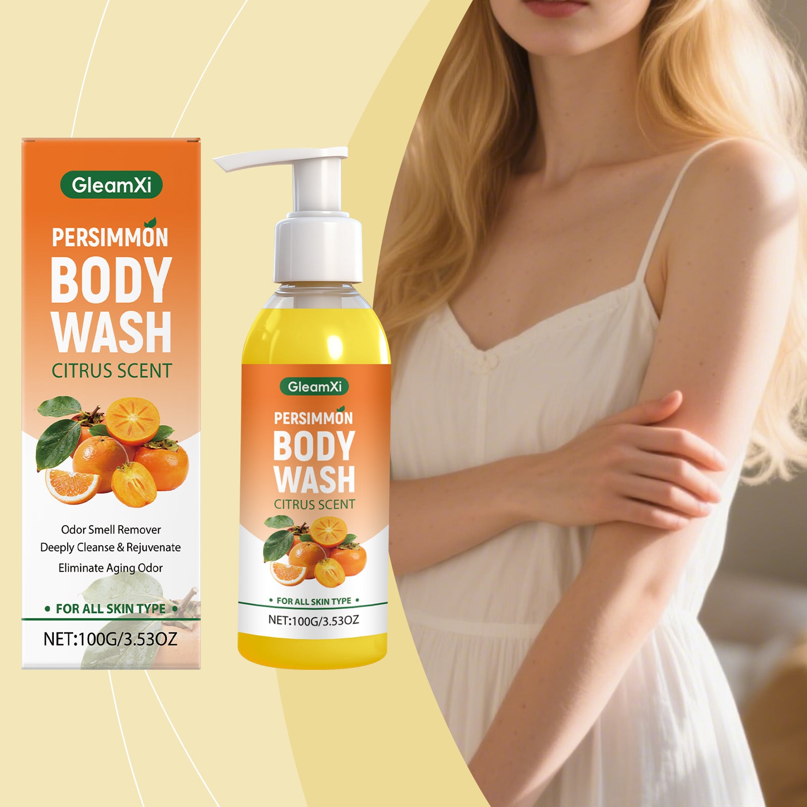 Refreshing Persimmon Body Wash