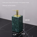 Marble Green Wash Basin Tray Lotion Bottle Cotton Swab Can Bathroom Three Or Four Piece Suit