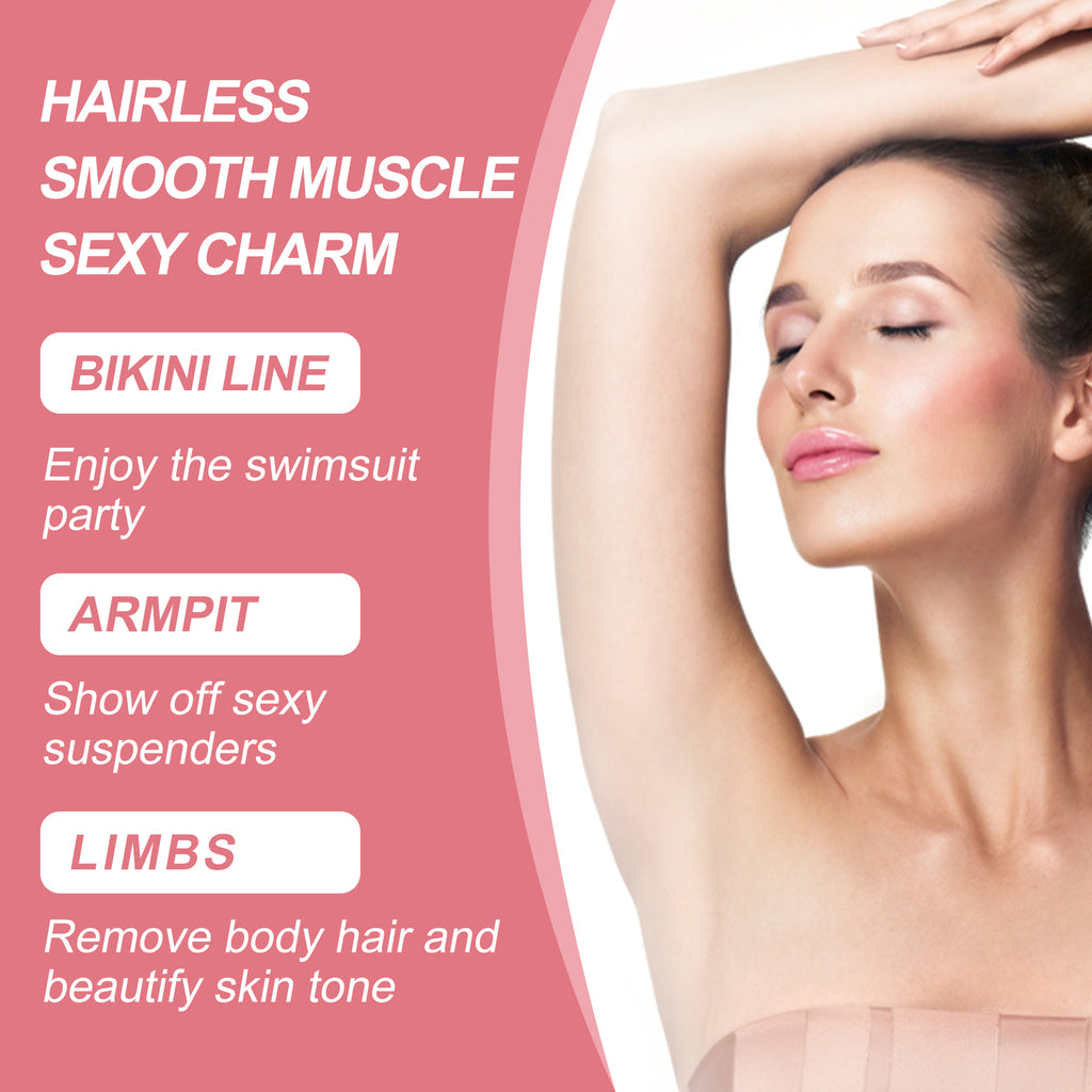 EELHOE Hair Removal Cream, Underarm Leg Hand Hair Removal Mild Non-Irritating Smooth Delicate Skin Clean